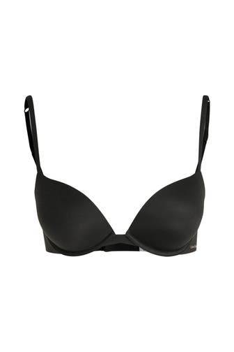CK UNDERWEAR Push Up-BH 'Memory' schwarz
