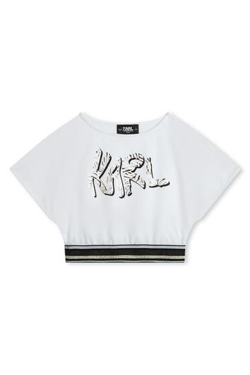 KARL LAGERFELD T-Shirt weiß