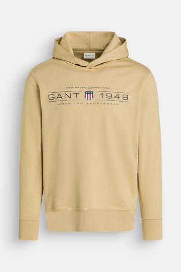 GANT Hoodie hellbraun