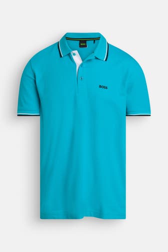 BOSS Polo-Shirt 'Paddy Pro' türkis