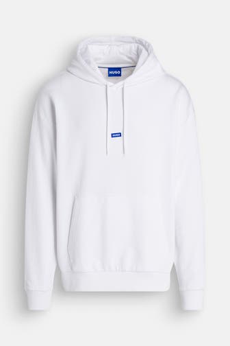 HUGO BLUE Hoodie 'Nalonso' weiß