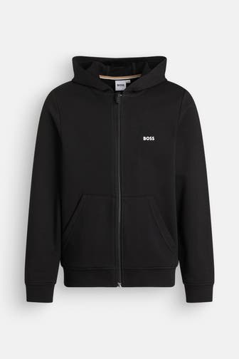 BOSS Sweatjacke schwarz