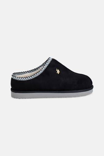 U.S. POLO ASSN. Hausschuhe 'Vereny' schwarz
