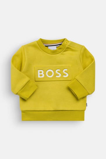 BOSS Sweatshirt senfgelb