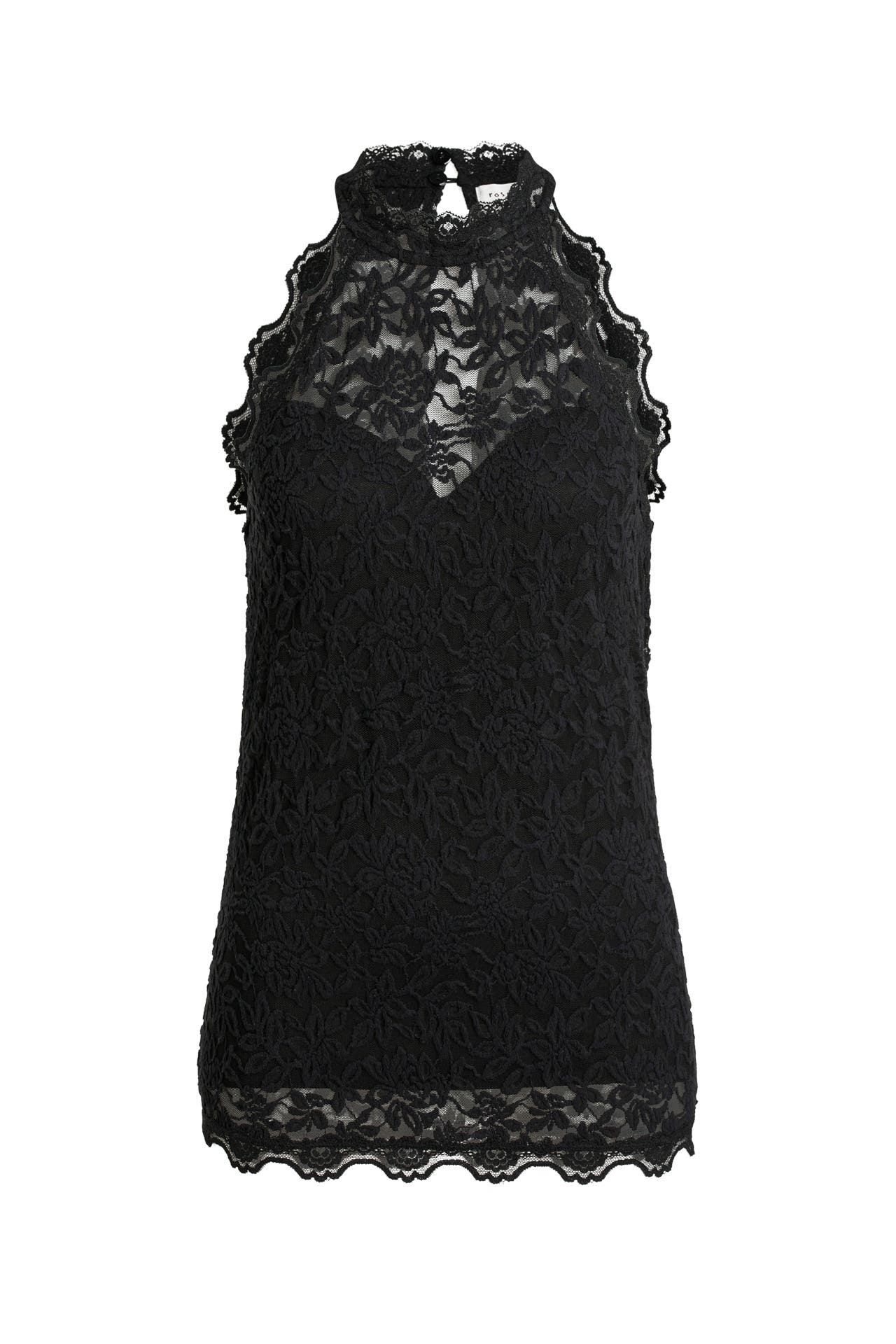 ROSEMUNDE Spitzentop schwarz, Bild 1