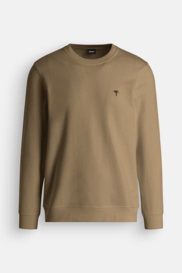 JOOP! Sweatshirt 'Silas' oliv