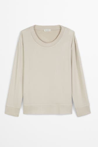 MARC O'POLO Pullover hellgrau