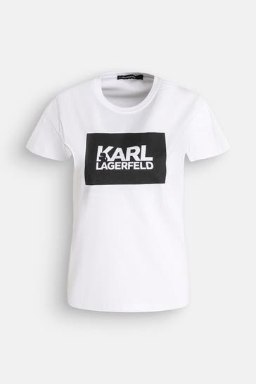 KARL LAGERFELD T-Shirt weiß
