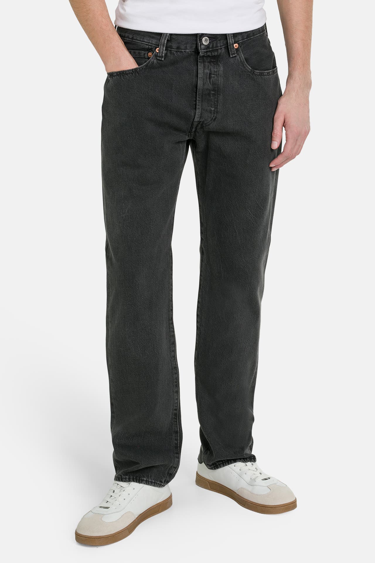 LEVI'S® Jeans dunkelgrau straight, Bild 1