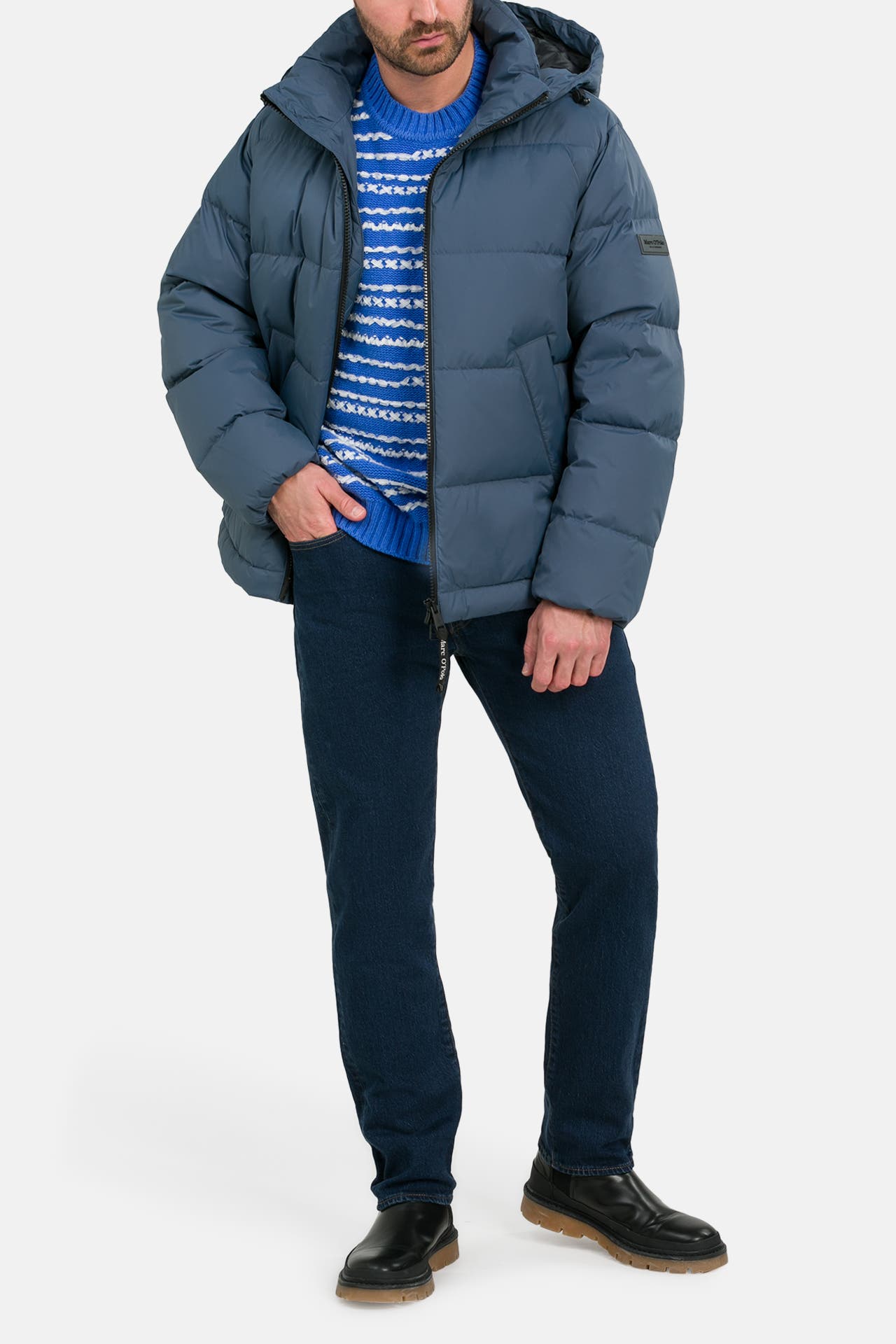 MARC O'POLO Daunenjacke graublau, Bild 1