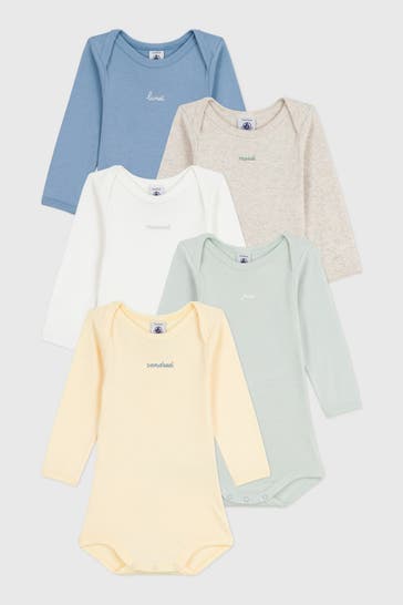 PETIT BATEAU 5er Pack Bodies mehrfarbig