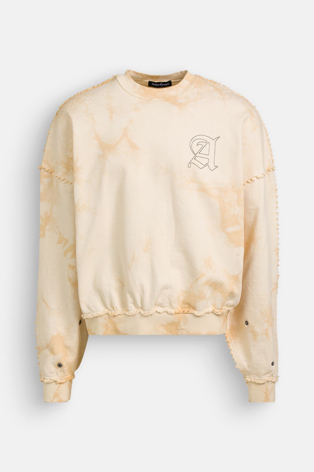 ATELIER DE ROUPA Sweater vanille gemustert, Bild 1