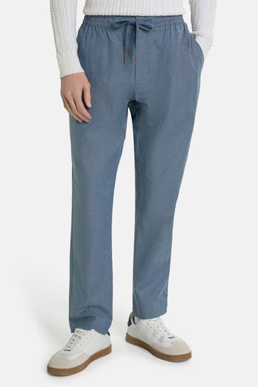 SCOTCH & SODA Stoffhose rauchblau
