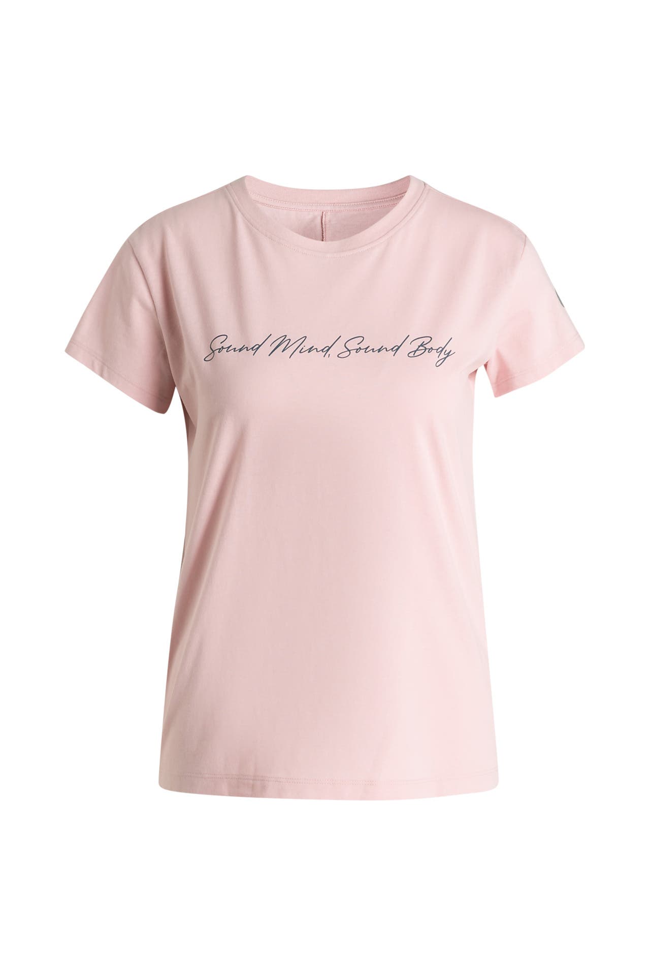 Asics t shirt fille rose best sale
