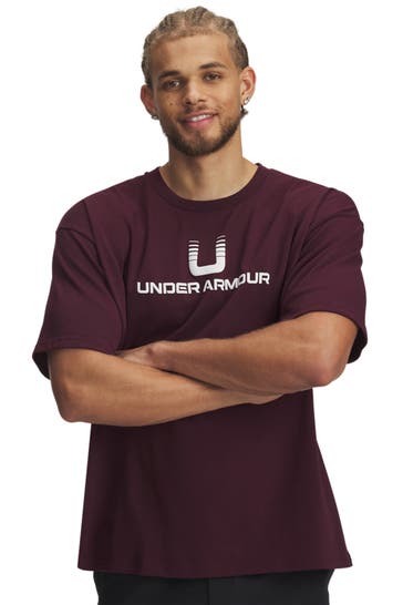 UNDER ARMOUR T-Shirt burgunder