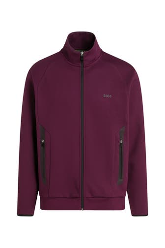 BOSS GREEN Sweatshirt 'Skaz' aubergine