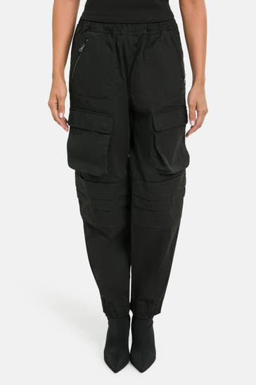 DIESEL Cargohose schwarz