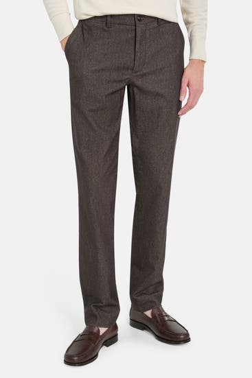 TOMMY HILFIGER - Stoffhose dunkelbraun