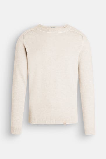 COLOURS & SONS Wollmix-Pullover creme