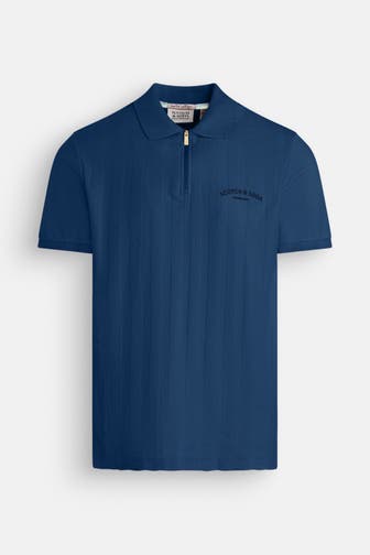 SCOTCH & SODA Polo-Shirt azurblau