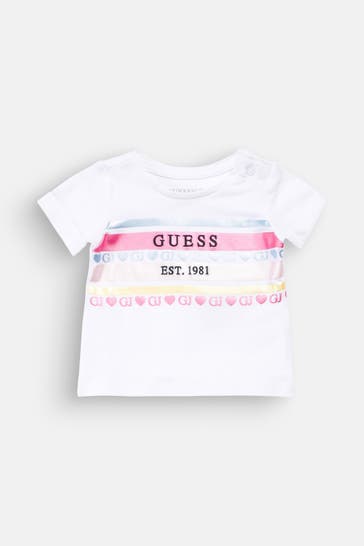 GUESS T-Shirt weiß