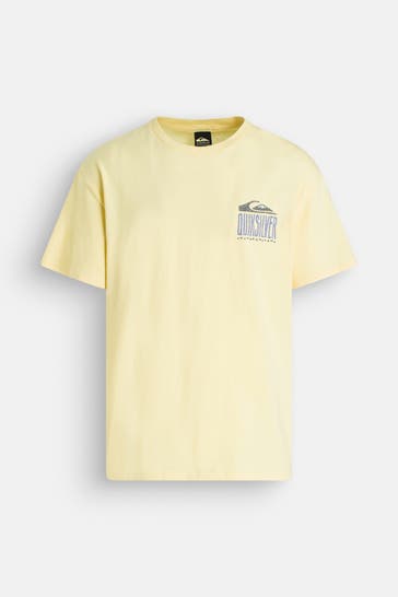 QUIKSILVER T-Shirt 'World Force' gelb