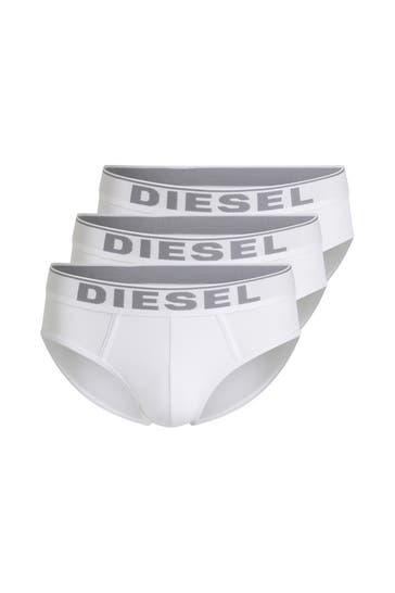 DIESEL 3er-Pack Slips 'Andre' weiß