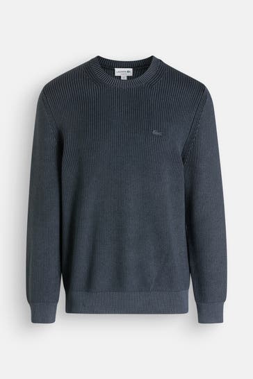 LACOSTE Strickpullover graublau