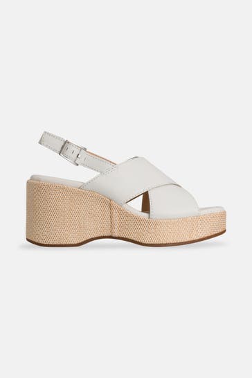 CLARKS Wedges 'Manon Wish' hellgrau