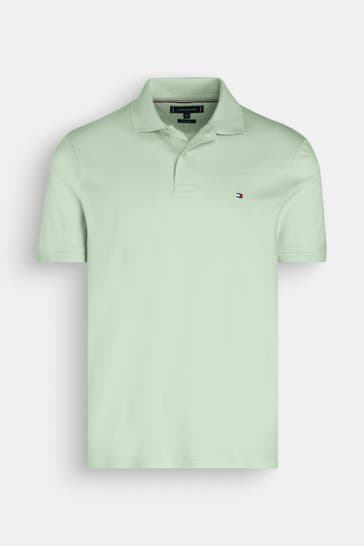 TOMMY HILFIGER Polo-Shirt pastellgrün