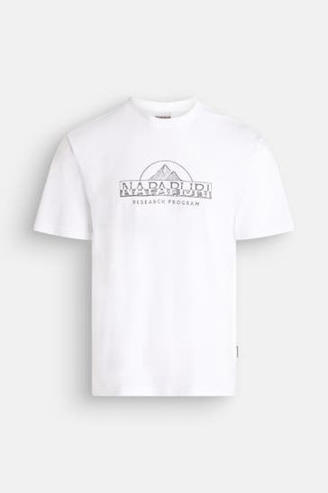 NAPAPIJRI T-Shirt 'Sandir' weiß