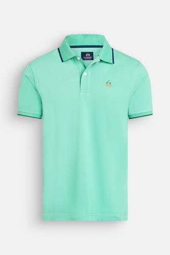 LA MARTINA Polo-Shirt türkis