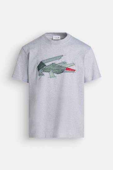 LACOSTE T-Shirt grau