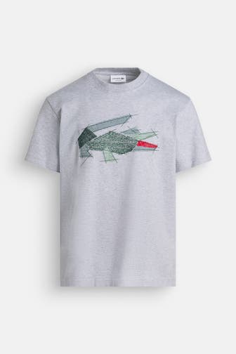 LACOSTE T-Shirt grau