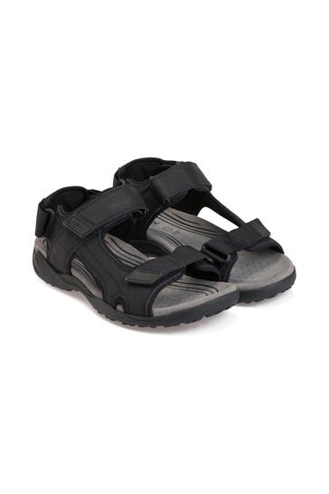 GEOX Sandalen 'Terreno' schwarz