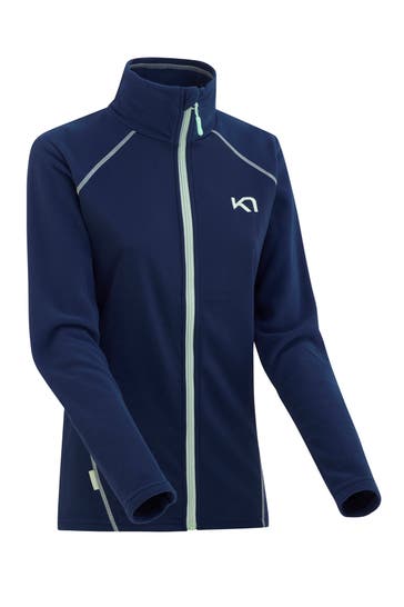 KARI TRAA Fleecejacke dunkelblau