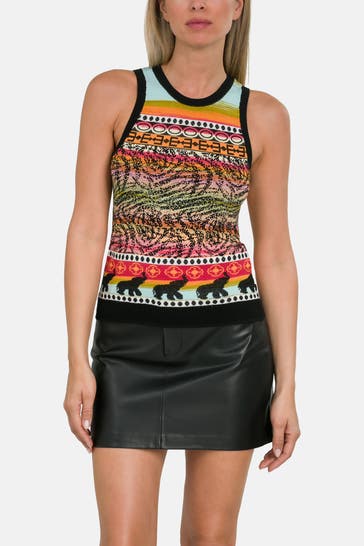 DESIGUAL Top 'Xenia' gemustert