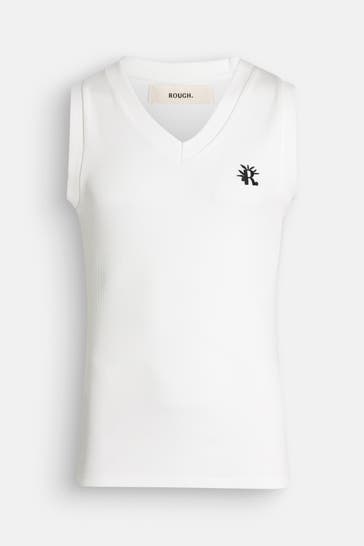 ROUGH. Tank Top weiß