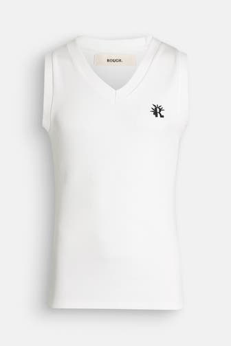 ROUGH. Tank Top weiß