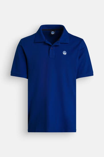 NORTH SAILS Polo-Shirt royalblau