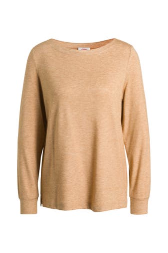 S.OLIVER Strickpullover hellbraun