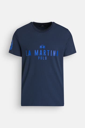 LA MARTINA T-Shirt navy