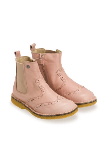 NATURINO Chelsea-Boots 'Vanilla' altrosa