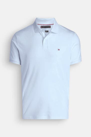TOMMY HILFIGER Polo-Shirt hellblau