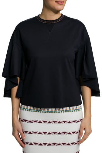 TED BAKER Blusenshirt nachtblau