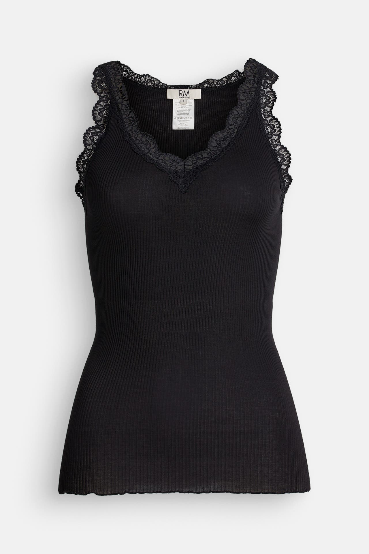RM BY ROSEMUNDE Spitzentop 'Balta' schwarz, Bild 1