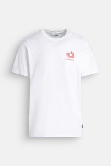COLUMBIA T-Shirt 'Explorers Canyon' weiß
