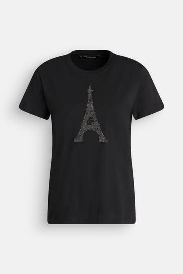 KARL LAGERFELD T-Shirt schwarz