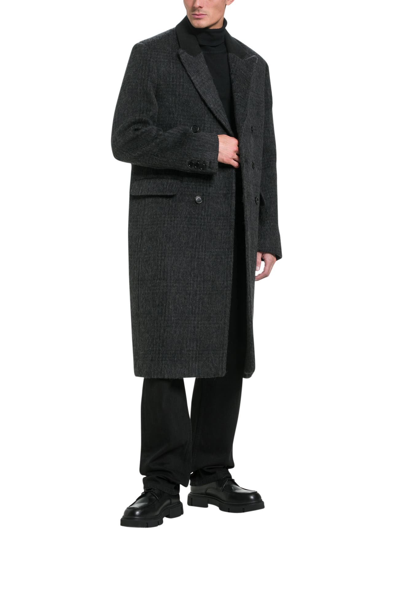 ALLSAINTS Wollmixmantel 'Tribeca' schwarz, Bild 1