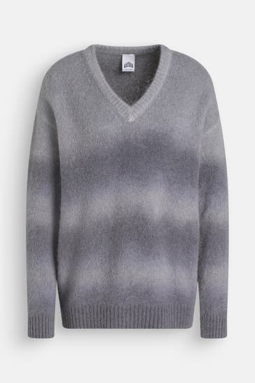JET SET Strickpullover grau